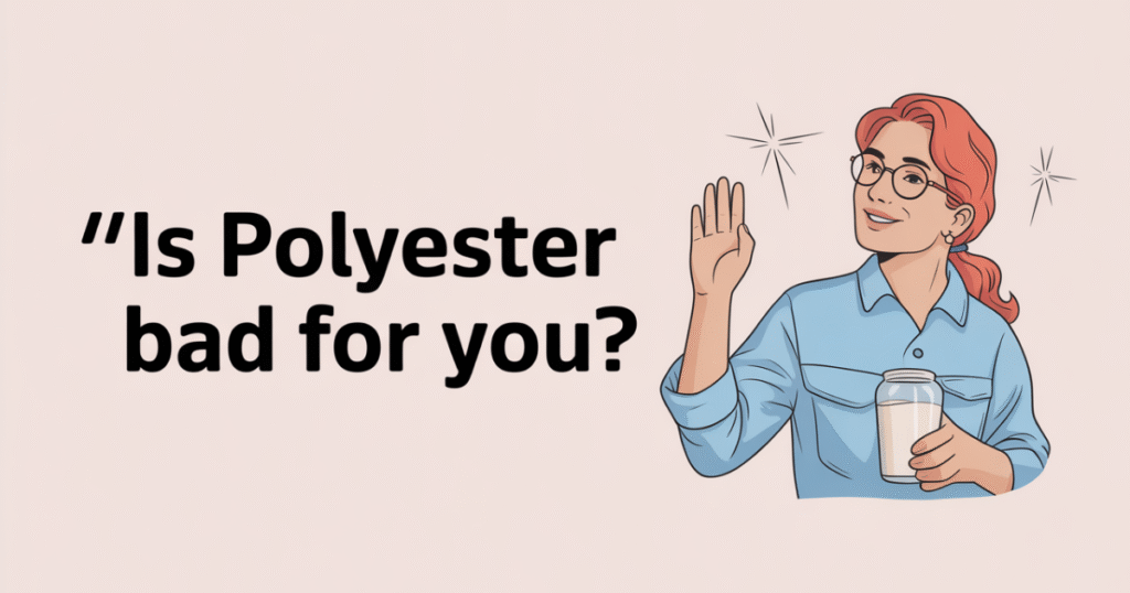 Is Polyester Bad for You? You Need to Know Close-up of polyester fabric texture showing potential health concerns