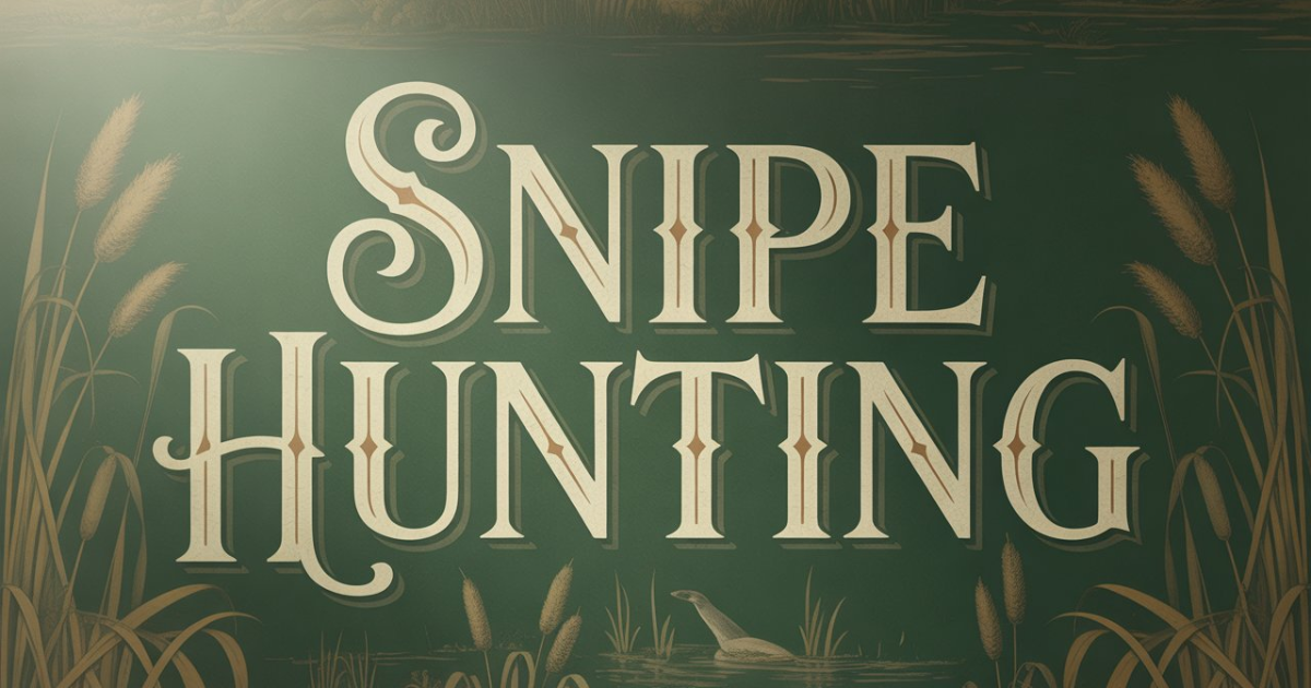 Snipe Hunting: The Ultimate Guide for Beginners