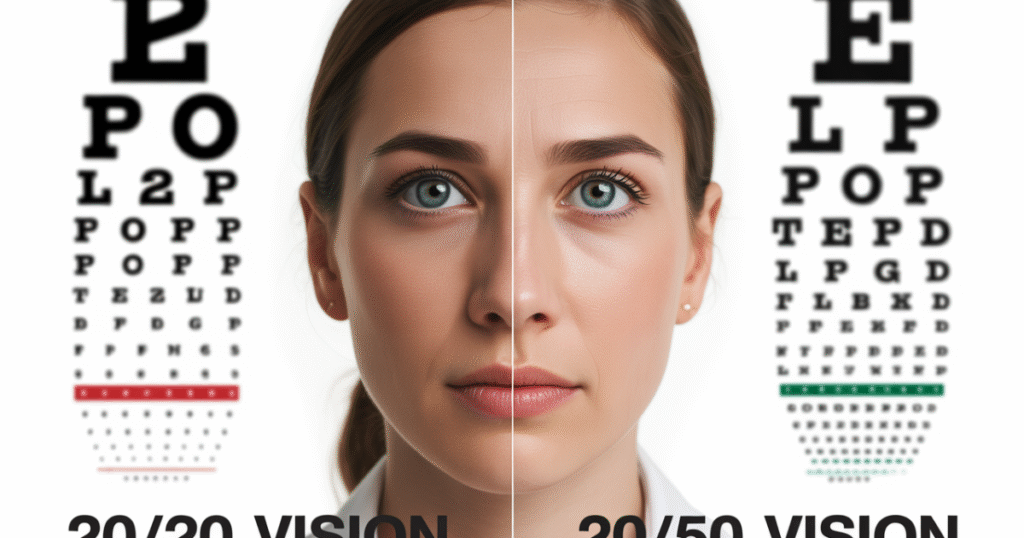 20/50 Vision: Meaning, Causes, and How to Improve It Treatment Options And Solutions For 2050 Vision 1024x538