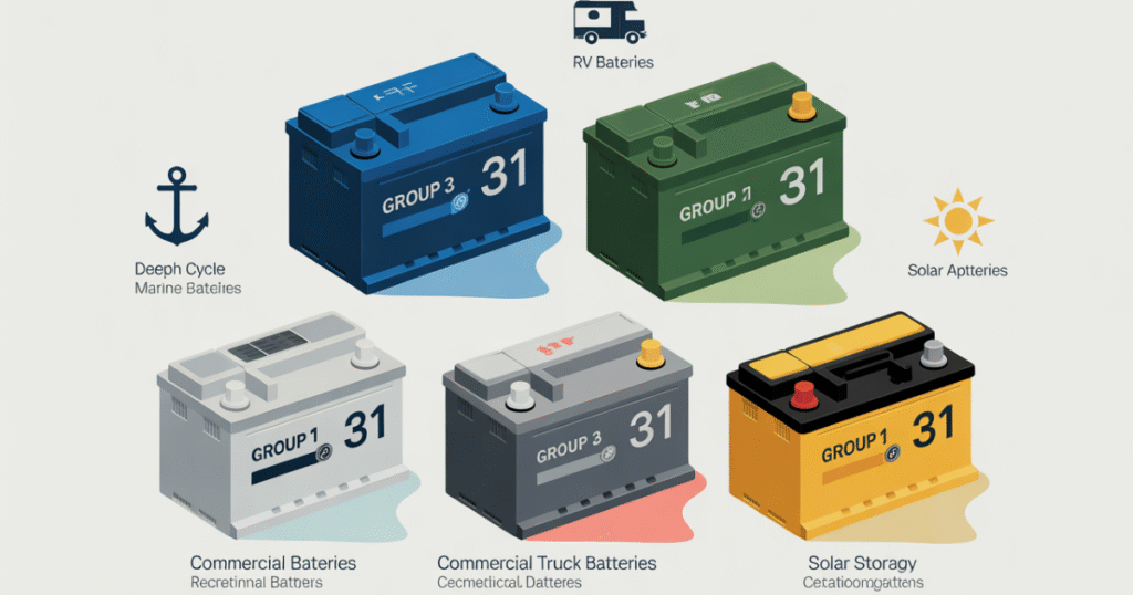 Types Of Group 31 Batteries Based On Purpose 1024x538