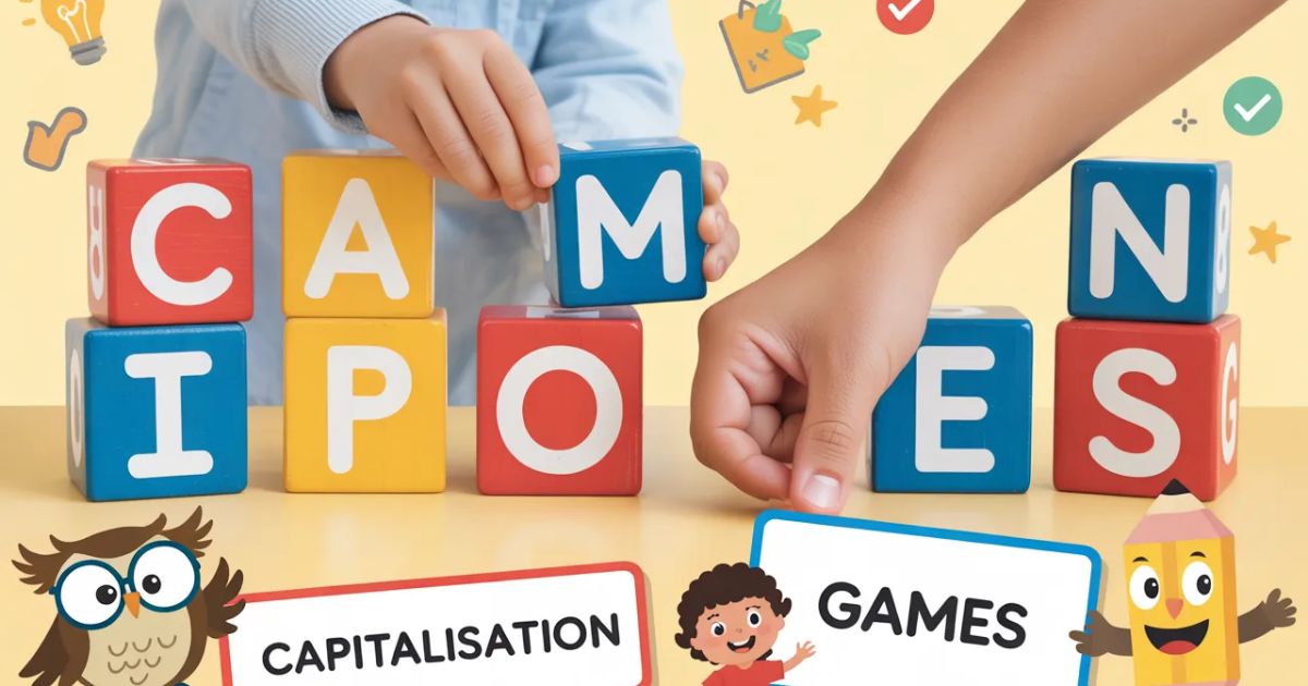 Capitalisation Games for Better Grammar