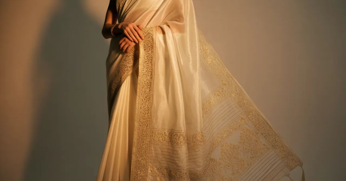 tissue saree