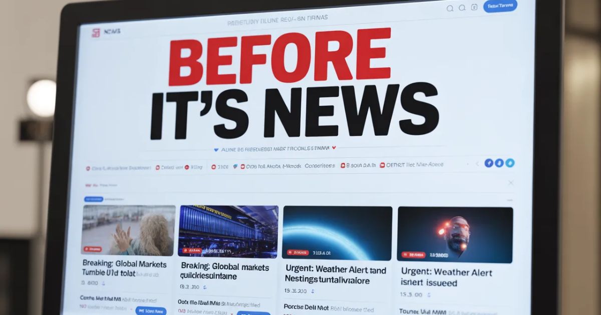 Before It’s News: Truth, Controversy, and Reality Guide