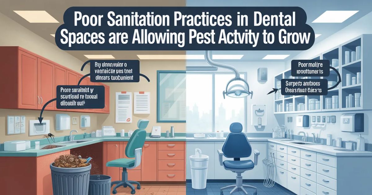Poor Sanitation Practices in Dental Spaces Are Allowing Pest Activity to Grow
