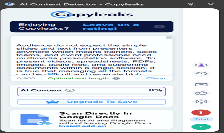 Multimedia Presentation Software