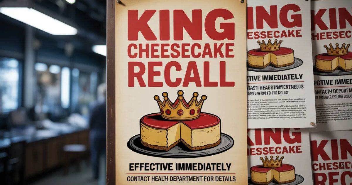 King Cheesecake Recall: FDA Warning & Consumer Alert